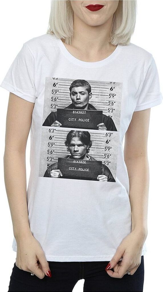 Supernatural - "Winchester" T-Shirt für Damen BI1696 (XXL) (Weiß)