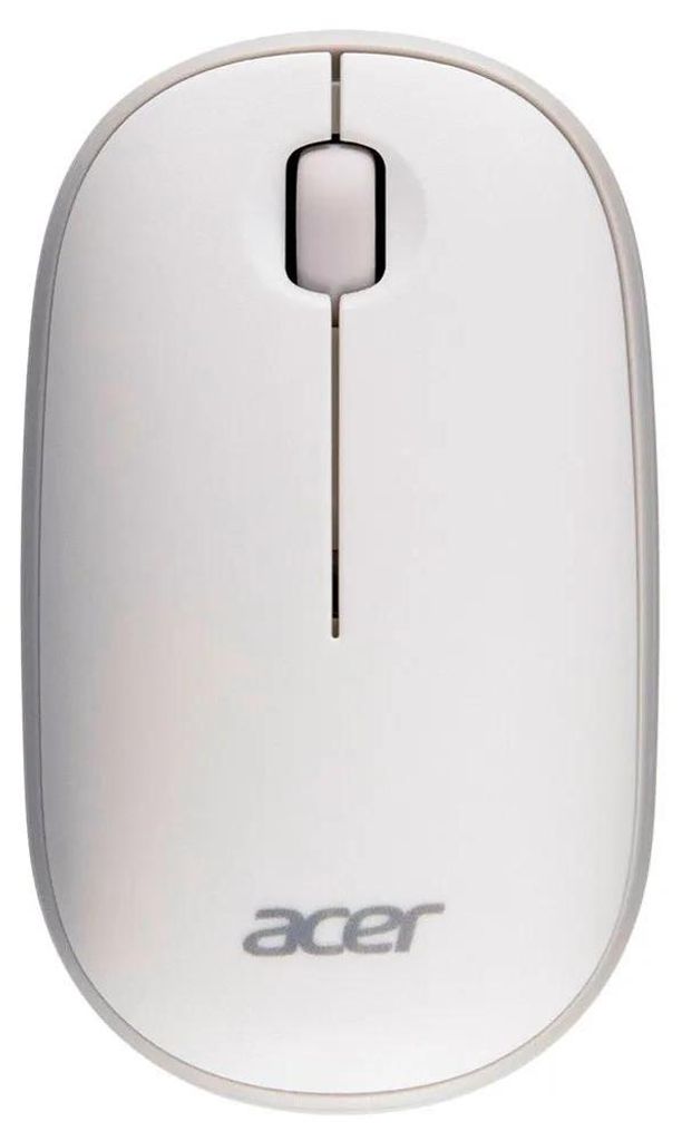 Acer Wireless Bubble Mouse - AMR100 White (Retail pack), Beidhändig, Optisch, RF Wireless, 1600 DPI, Weiß