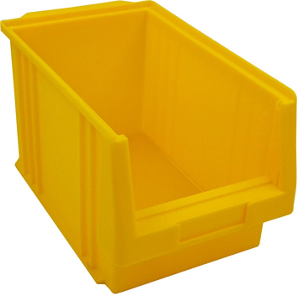 SuperSparSet 10x Sichtlagerbox Classic C | Gelb | HxBxT 20x21x33cm | Polypropylen | Sichtlagerbehälter, Sichtlagerkasten, Sichtlagerkastensortimen...