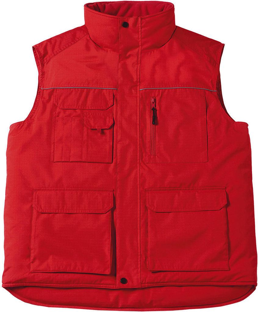 B&C Pro Collection JUC40 | Expert Pro Workwear Bodywarmer für Herren - Farbe: Red - Größe: S