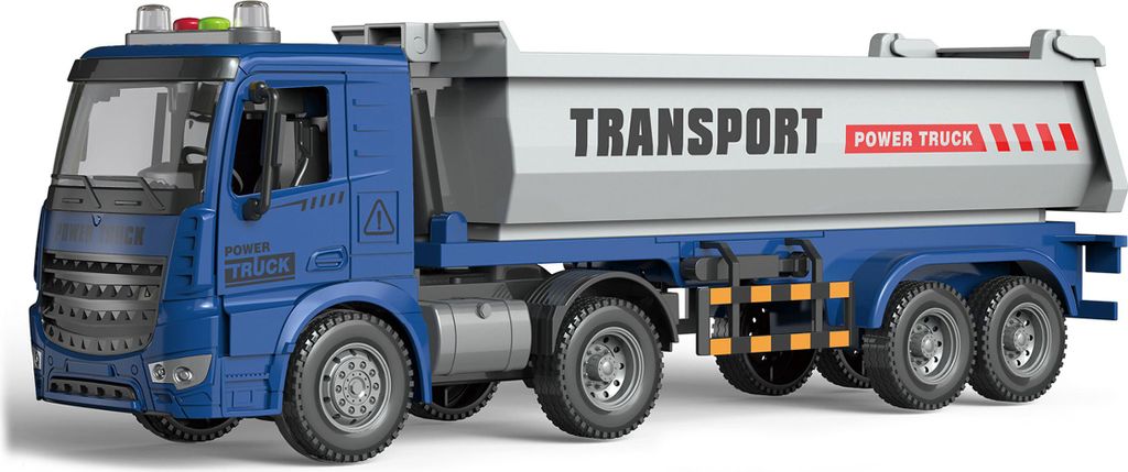 Auto-Sattelzug mit Kippvorrichtung und Effekten, 38 cm Produktbild 