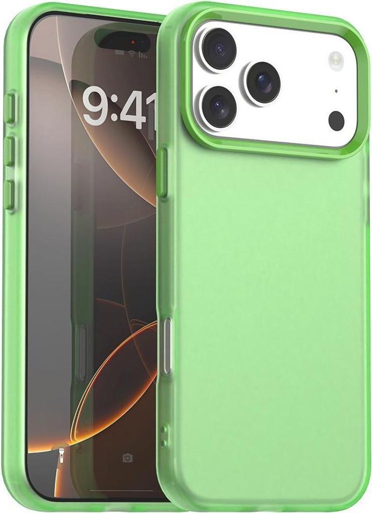 Mobigear Crystal iPhone 17 Pro Max Hülle Hardcase Backcover - Grün