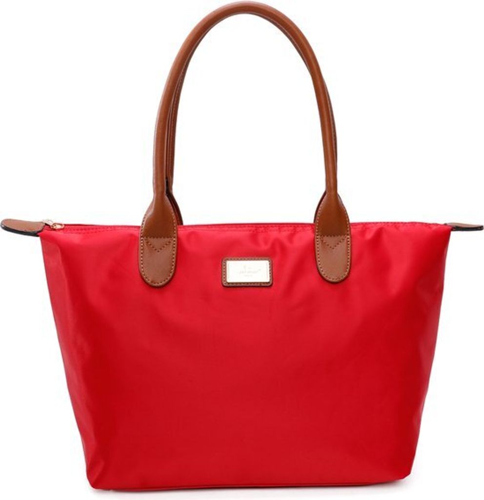 Gallantry Damen Tasche - Schultertasche, Handtasche, Shopper, Strandtasche, Wochenendtasche, rot