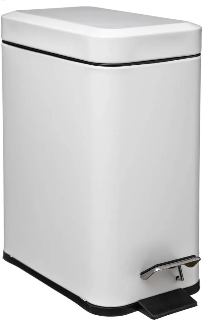 Pattumiera 5L Soft Close Inox Bianco 5 Five Simply Smart | Ordine Bagno