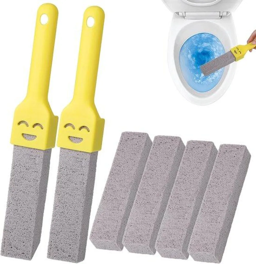 Lot de 6 pierres ponces grises multi-usages pour détartrage et pédicure