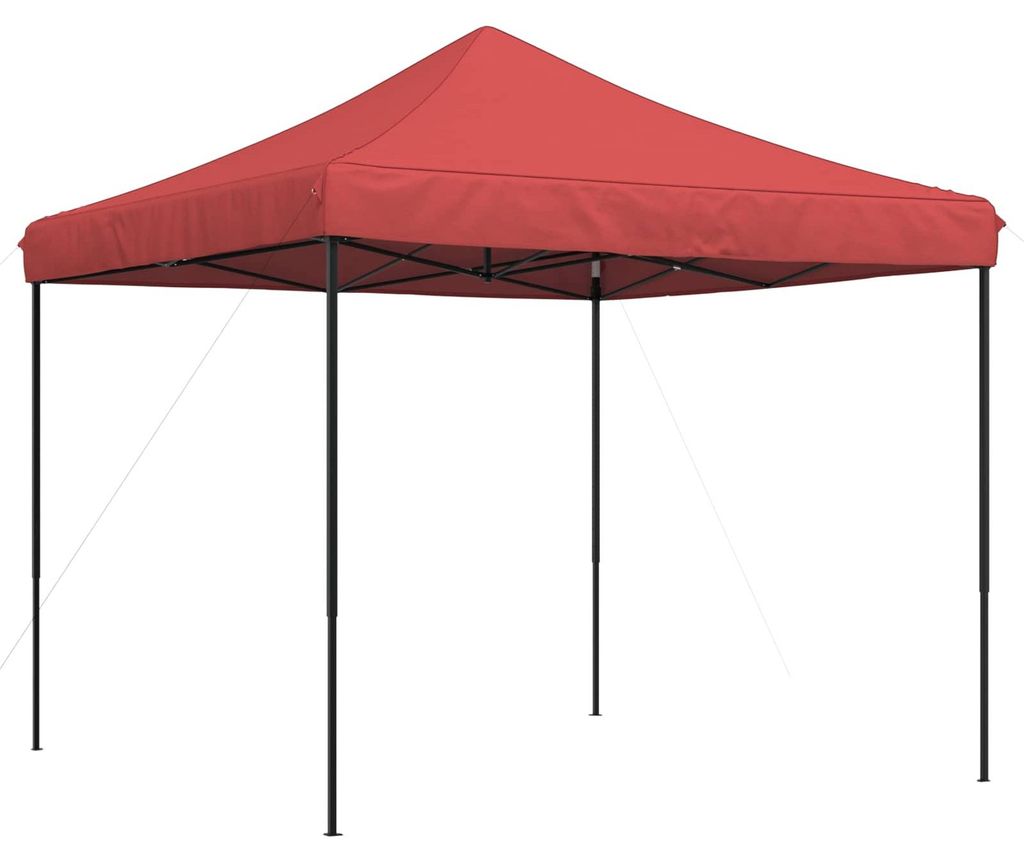 vidaXL Party-Zelt Bordeauxrot 292 x 292 x 315 cm Oxford-Stoff