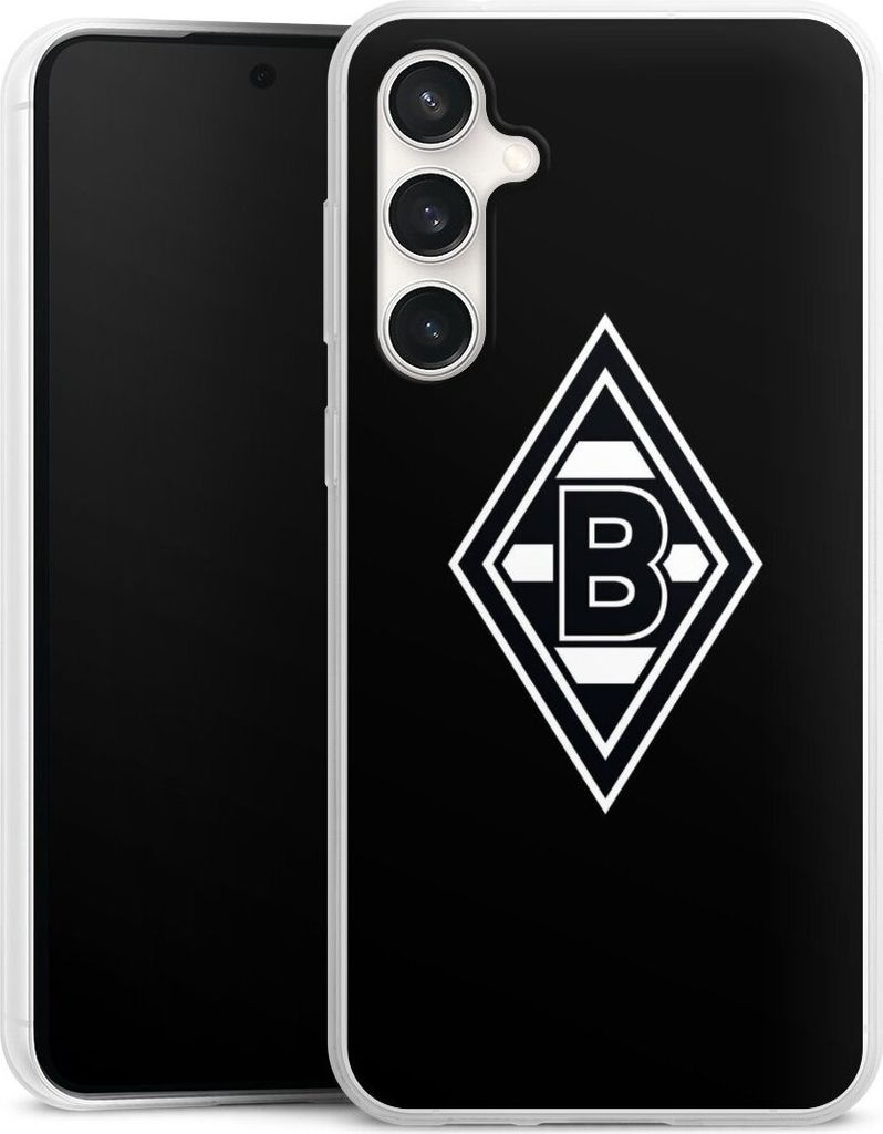 DeinDesign Slim Hülle für Samsung Galaxy S23 FE Silikon Case Ultra Dünn Handyhülle Borussia Mönchengladbach Gladbach Wappen