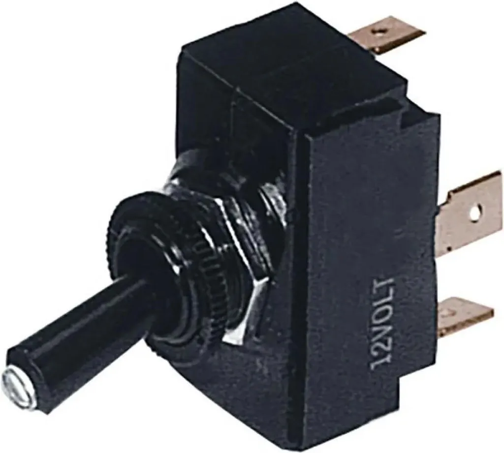 Interrupteur Marine Sierra 11-TG40300 pour Éclairage et Pompe de Cale Noir