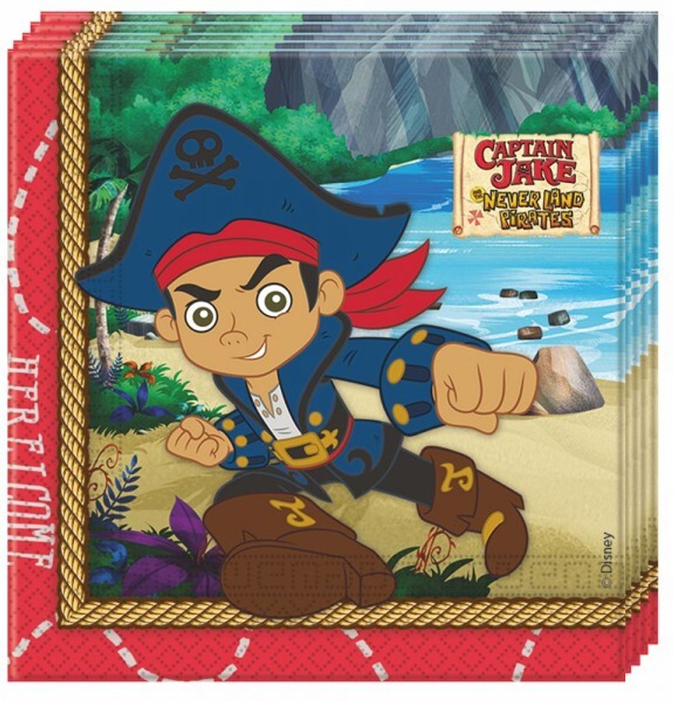 Captain Jake 2-lagige Papierservietten 33x33cm