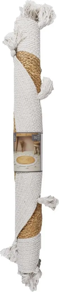 Tapis Jute Robuste 80 cm : Protégez votre Sol avec Style Boho