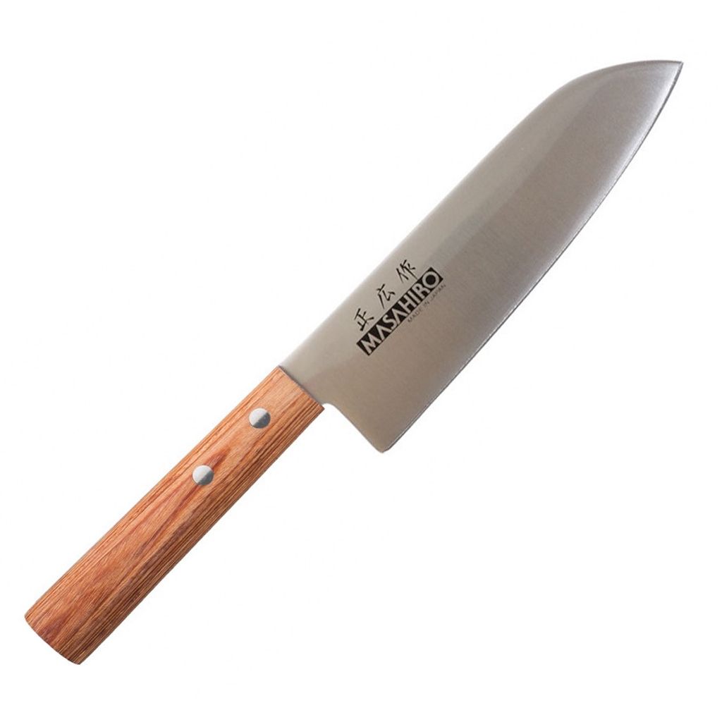 Masahiro sankei couteau santoku 165mm marron 35921 Image du produit 