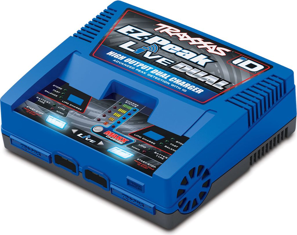Szybka ładowarka Traxxas DUAL EZ-Peak Live 200 W NiMH/Lipo Zdjęcie produktu 