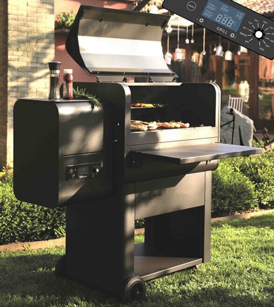 Pelletgrill XXL Pellet Grill Räuchergrill Smoker Temperaturregler BBQ 56304
