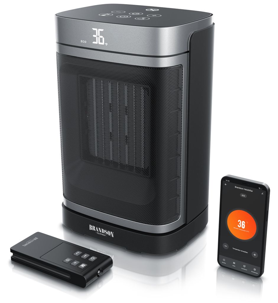 Brandson verwarming, 1500W, keramische verwarming met Productafbeelding 
