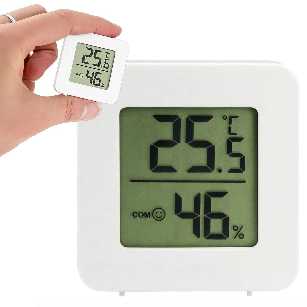 Digitales Thermometer Hygrometer Innenraum LCD Anzeige Produktbild 