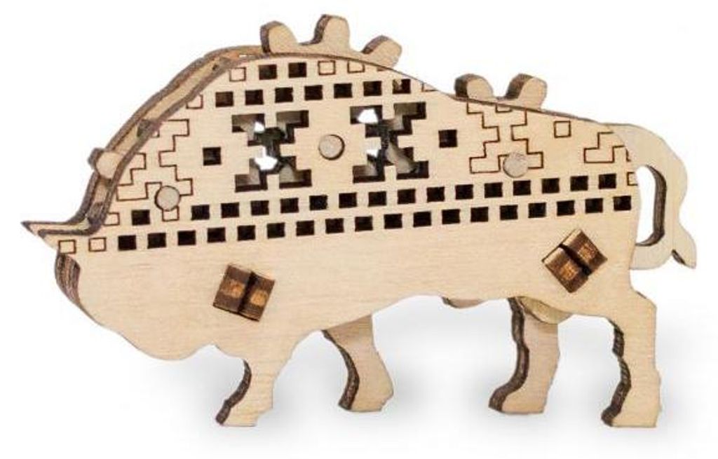 3D-Puzzle „Lemn Bison Eco Wood Art“