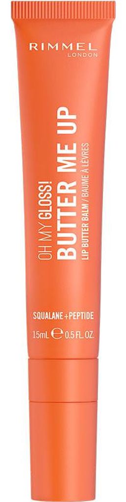 Rimmel Oh My Gloss! Butter Me Up, Transparent, Coral Breeze, Feuchtigkeitsspendend, Weichmachend, Flüssigkeit, Glanz, Tube
