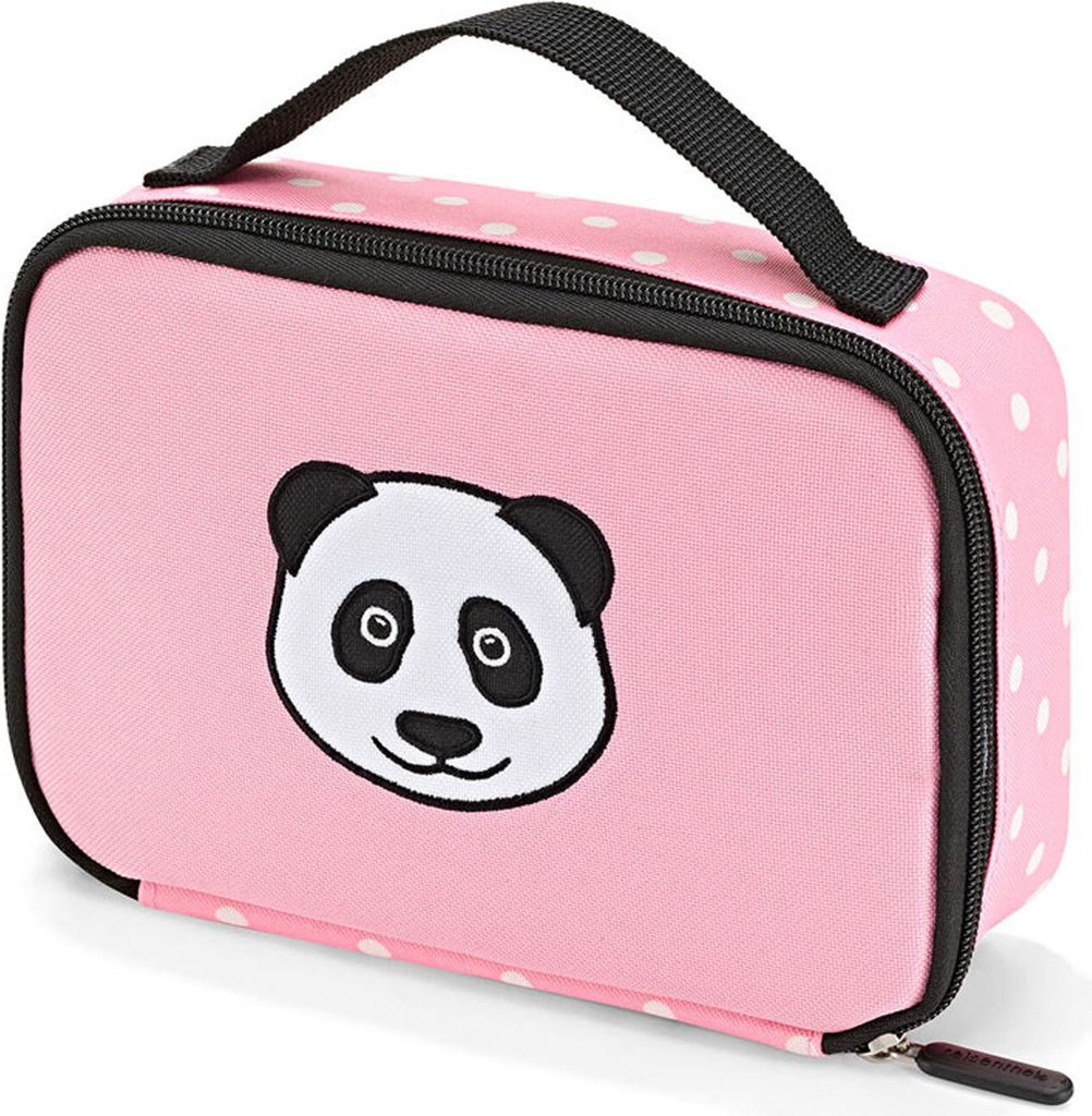 reisenthel thermocase kids, Isotasche, Kühltasche, Pausenbrottasche, Thermo Tasche, Polyestergewebe, Panda Dots Pink, 1.5 L, OY3072