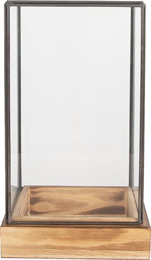 Clayre & Eef Dekorative Anzuchtkasten 14x14x24 cm Transparant Glas