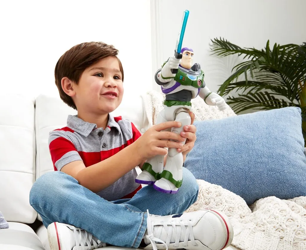 Buzz l'Éclair articulé incassable Disney Pixar avec accessoire de combat - 2