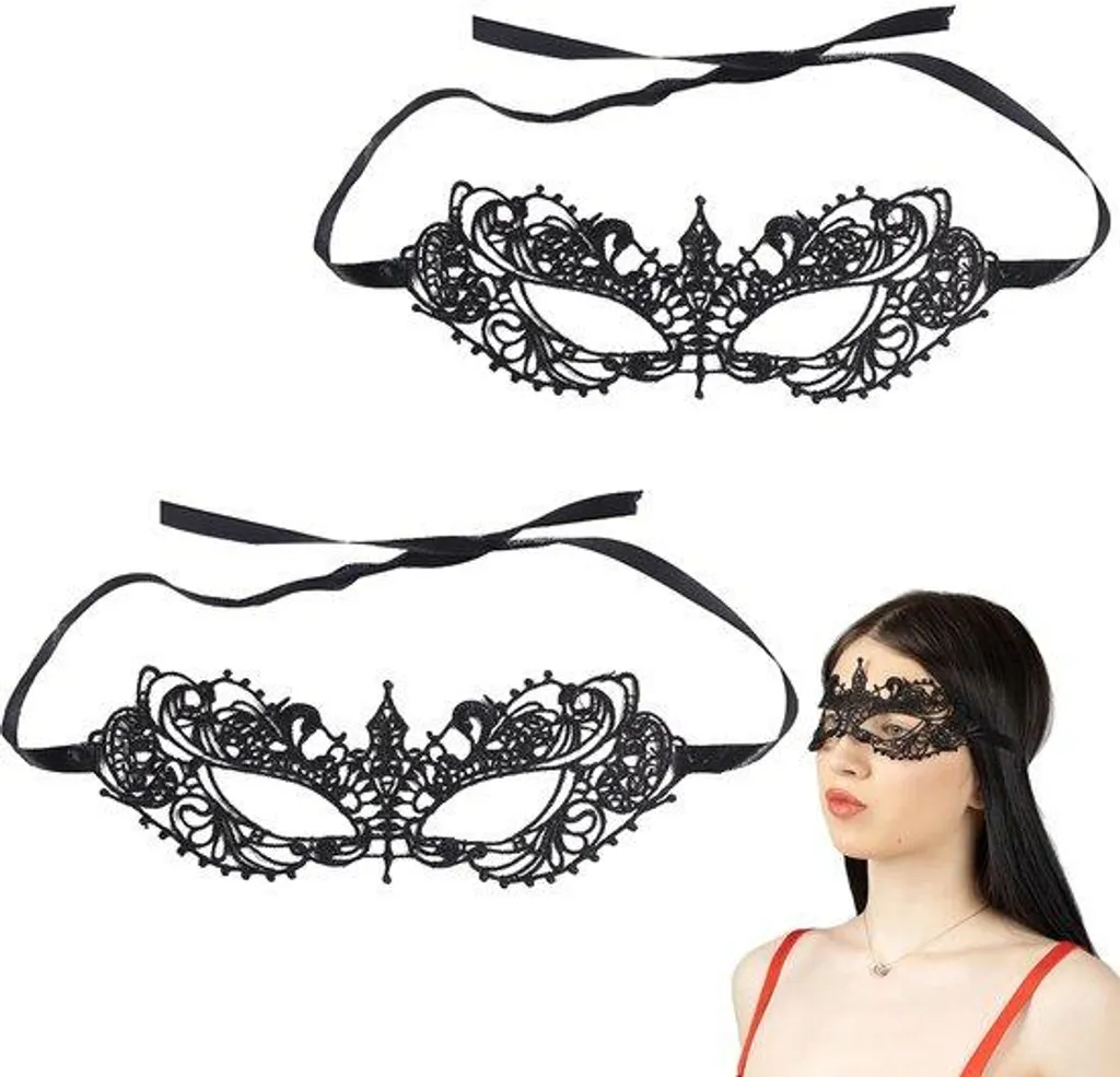 Lot de 2 masques de sommeil noirs pour femmes en soie occultation totale
