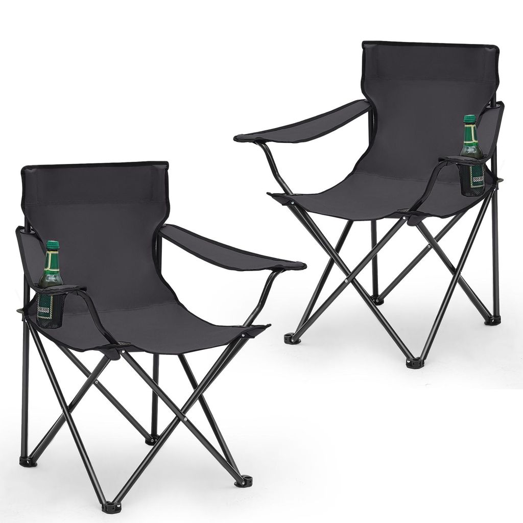 SUNULA 2er Set Campingstuhl Faltbar bis 100 kg, Faltstuhl Produktbild 
