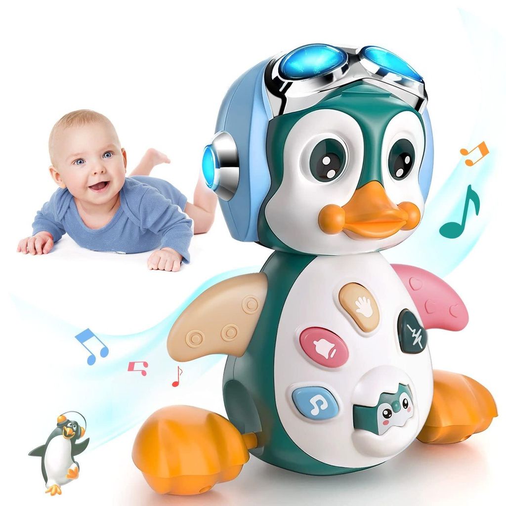 Pinguin Baby Lernspielzeug mit Musik, schaukelnder Produktbild 