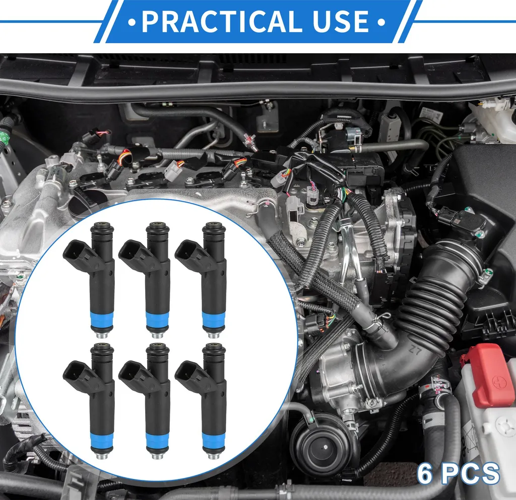6 Injecteurs de carburant 3.8L pour Chrysler Pacifica et Dodge Caravan