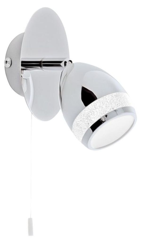 LED Spot Wandspot Badleuchte drehbar Zugschalter IP44 4W Produktbild 