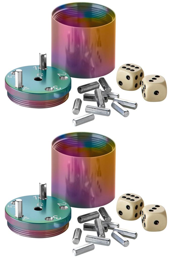 BestSaller 3009 SUPER SIX Würfelspiel Aluminum, 36 Produktbild 