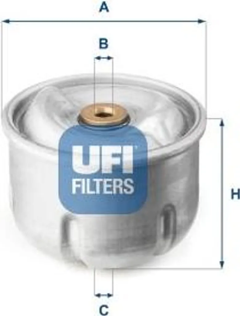 Filtre à huile UFI 25.901.00 pour vidange Ford Transit et Discovery