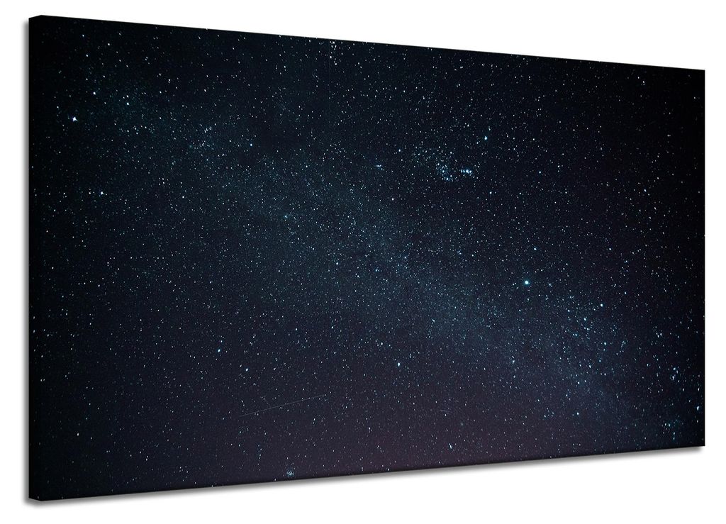 Leinwanddruck Weltraumsterne Nachthimmel 120x70