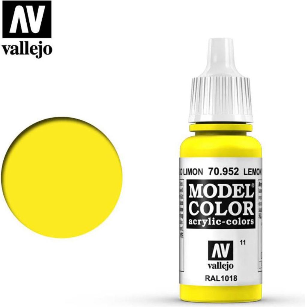 Vallejo 70952 Giallo limone, opaco, 18 ml Immagine del prodotto 