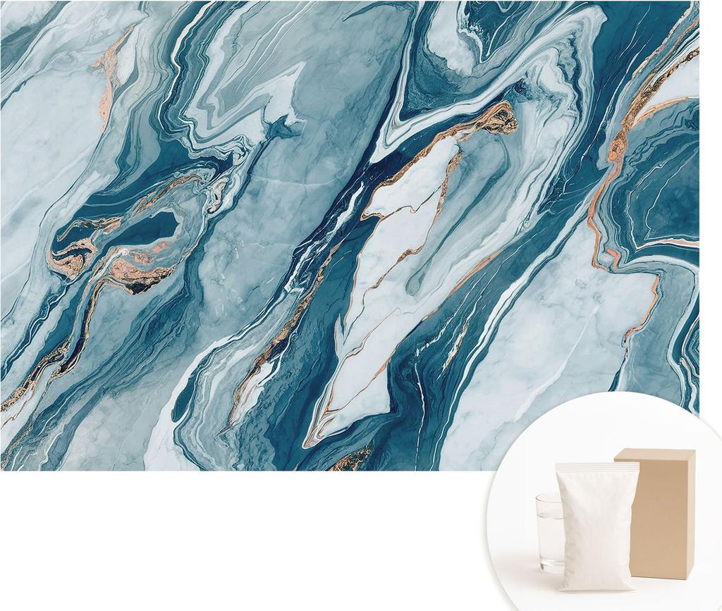 Fototapete - Wandbilder für Wohnzimmer - 104x70 cm - Dekorative Wandfolie - Modernes Design für Wanddekoration - Tapeten für Innenräume - Miner...