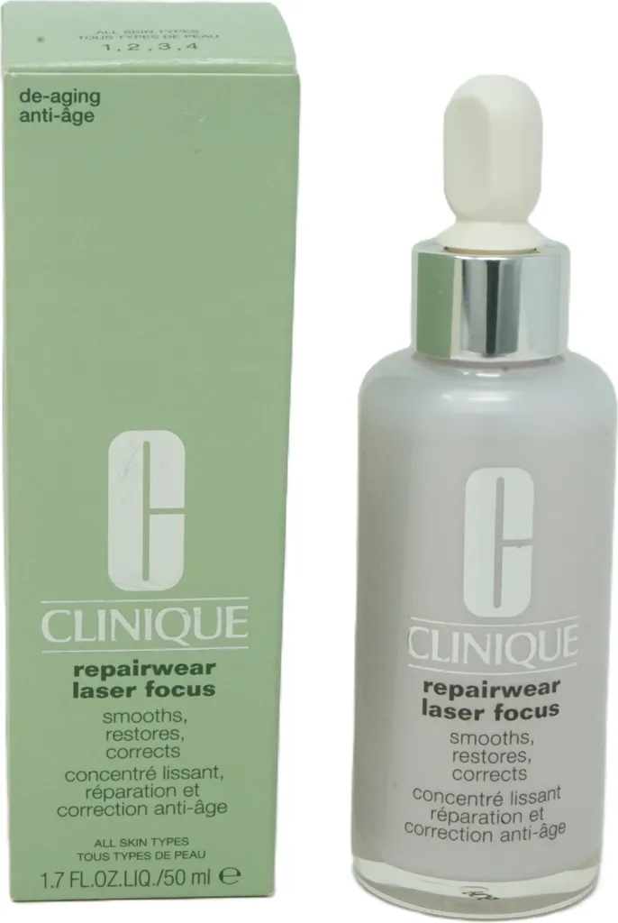 Soin Réparateur Clinique Repairwear Laser Focus pour Rides et Ridules 50ml