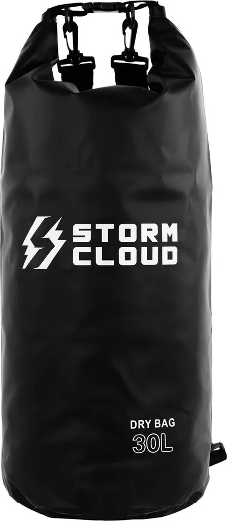 Sac à dos 30L StormCloud Bajau noir - Sac étanche de voyage robuste