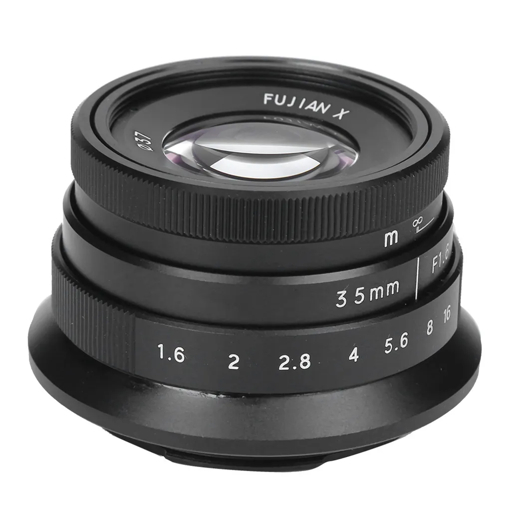 Objectif 35mm F1.6 pour Portrait et Photo de Rue - Monture E Manuelle