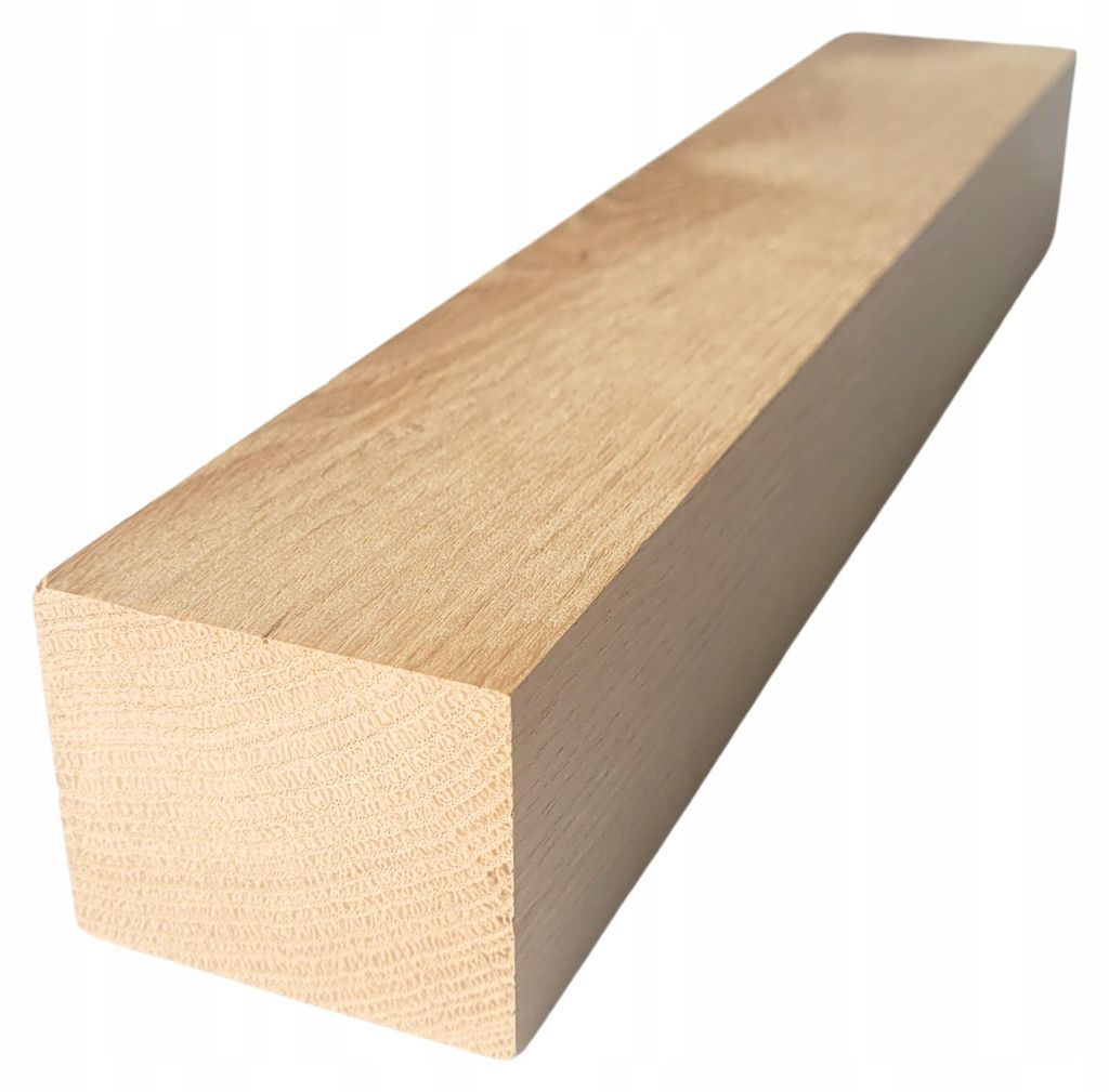 Eichenholz-Kantholz Möbelbein 30 cm, Holz, 55 x 45 mm Produktbild 
