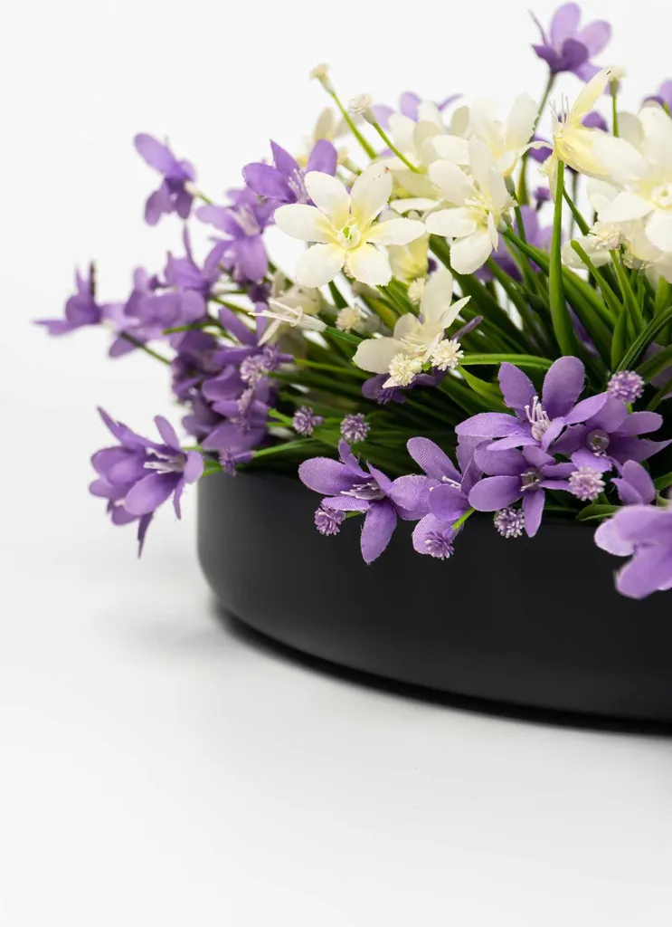 Jardinière Anthracite Mat ORYVEN en Fibre de Verre Résistante 34 cm - 5