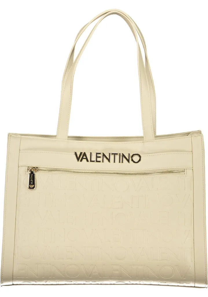 Sac à main cabas fourre-tout beige compartimenté pour le travail