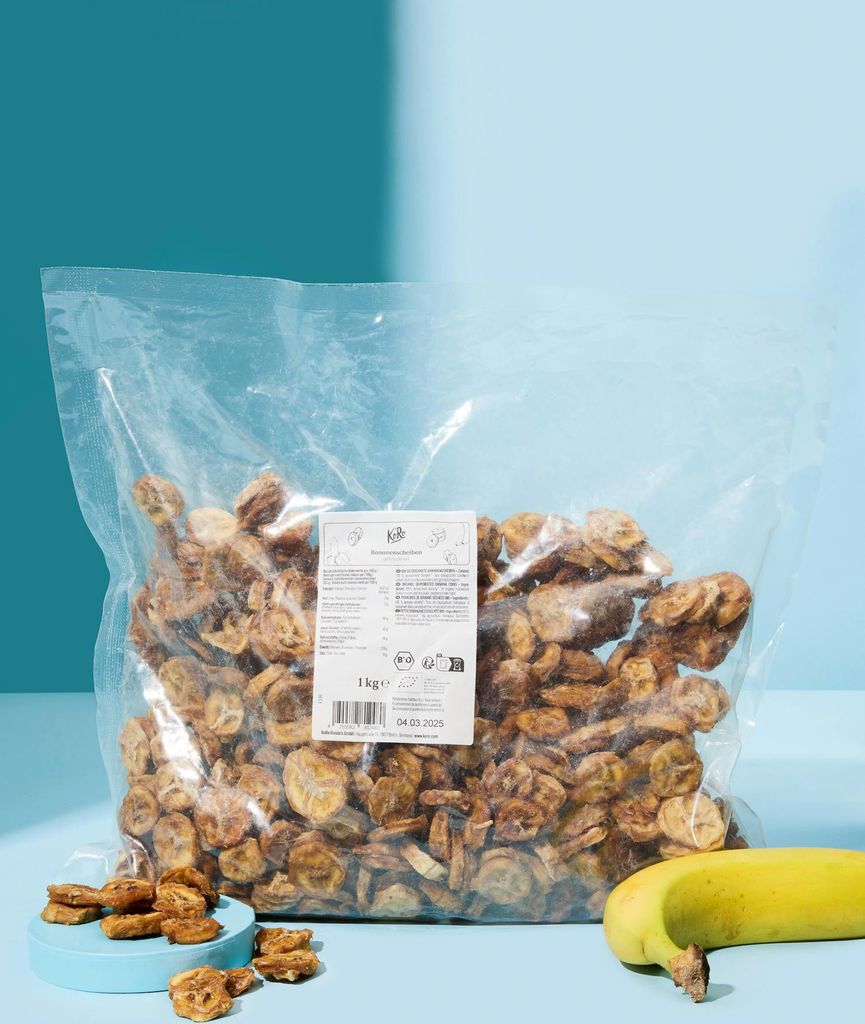 KoRo I Getrocknete  Bananenscheiben aus Sri Lanka 1 kg Produktbild 