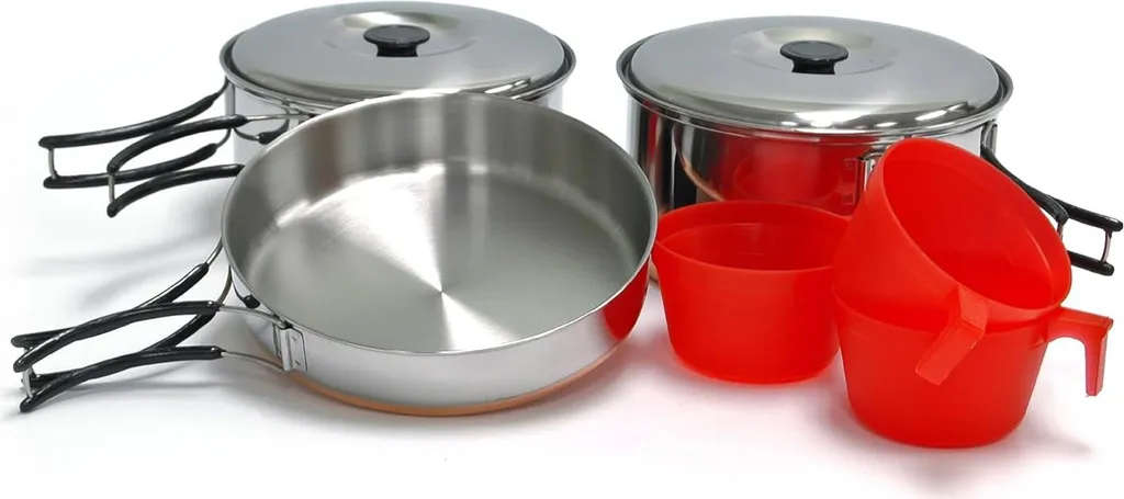 Matériel de bivouac Regatta kit de cuisson en acier pour randonnée