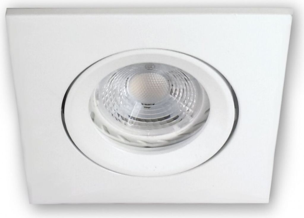 C-Light LED Einbaustrahler GU10 230V 906 weiss 5,5W warmweiß