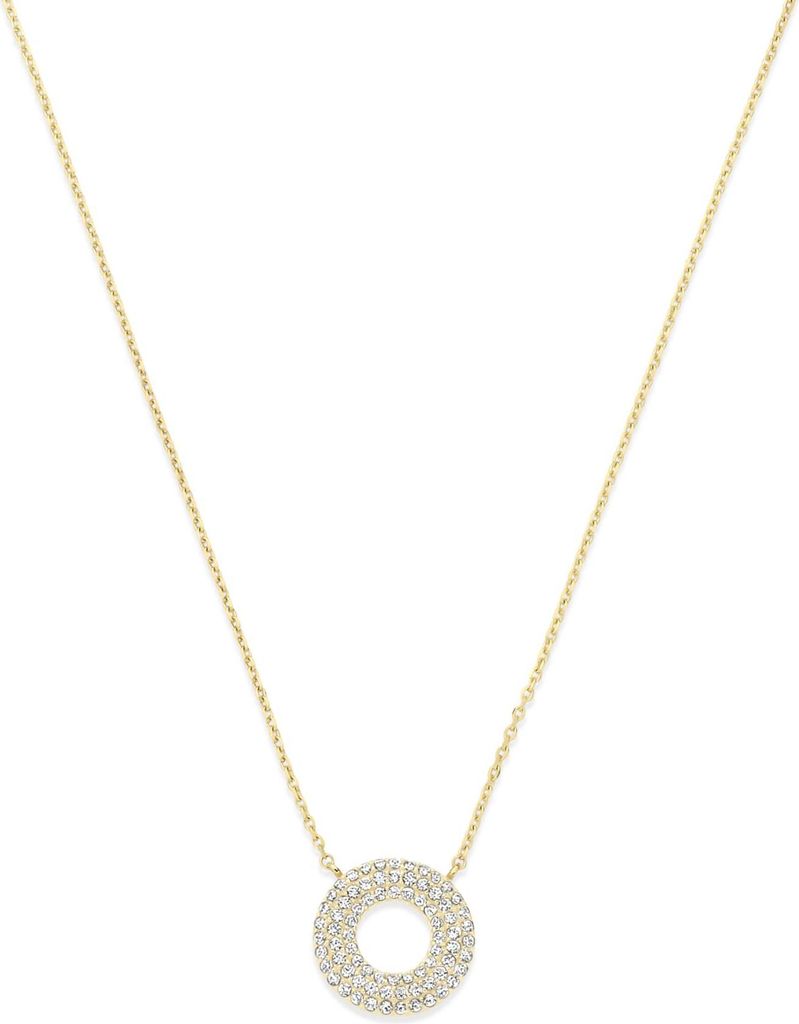 New Bling - 9NBG-0953 - 14K geelgouden ketting – O-vorm – met zirkonia