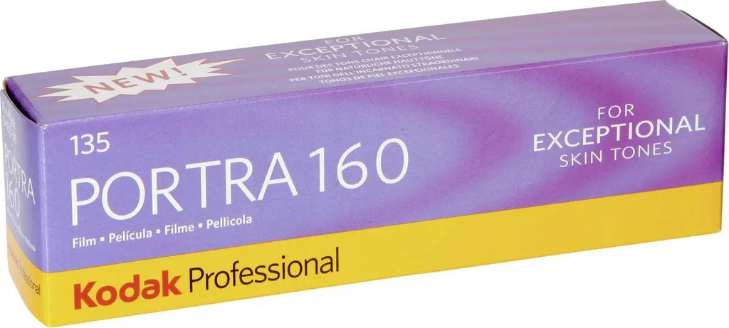 Film Kodak Portra 160 ISO 160 à Grain Ultra Fin 135mm Pack 5 Unités