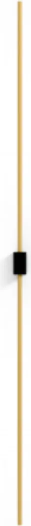 Applique Murale LED Design 80cm Luminaire Linéaire Chic Noir et Doré