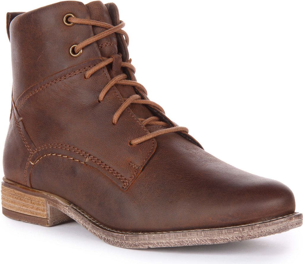 Josef Seibel Sienna 95 Frauen Schnürung Leder Stiefel Mit Produktbild 
