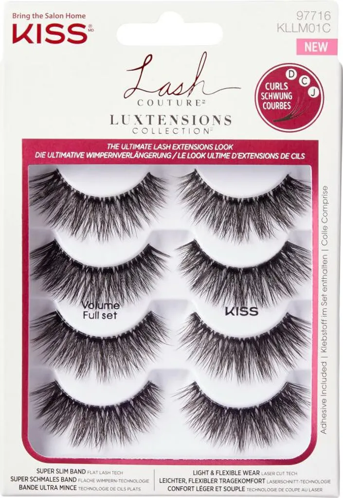 Cils Artificiels LuXtension Multipack Idéal pour Maquillage de Soirée