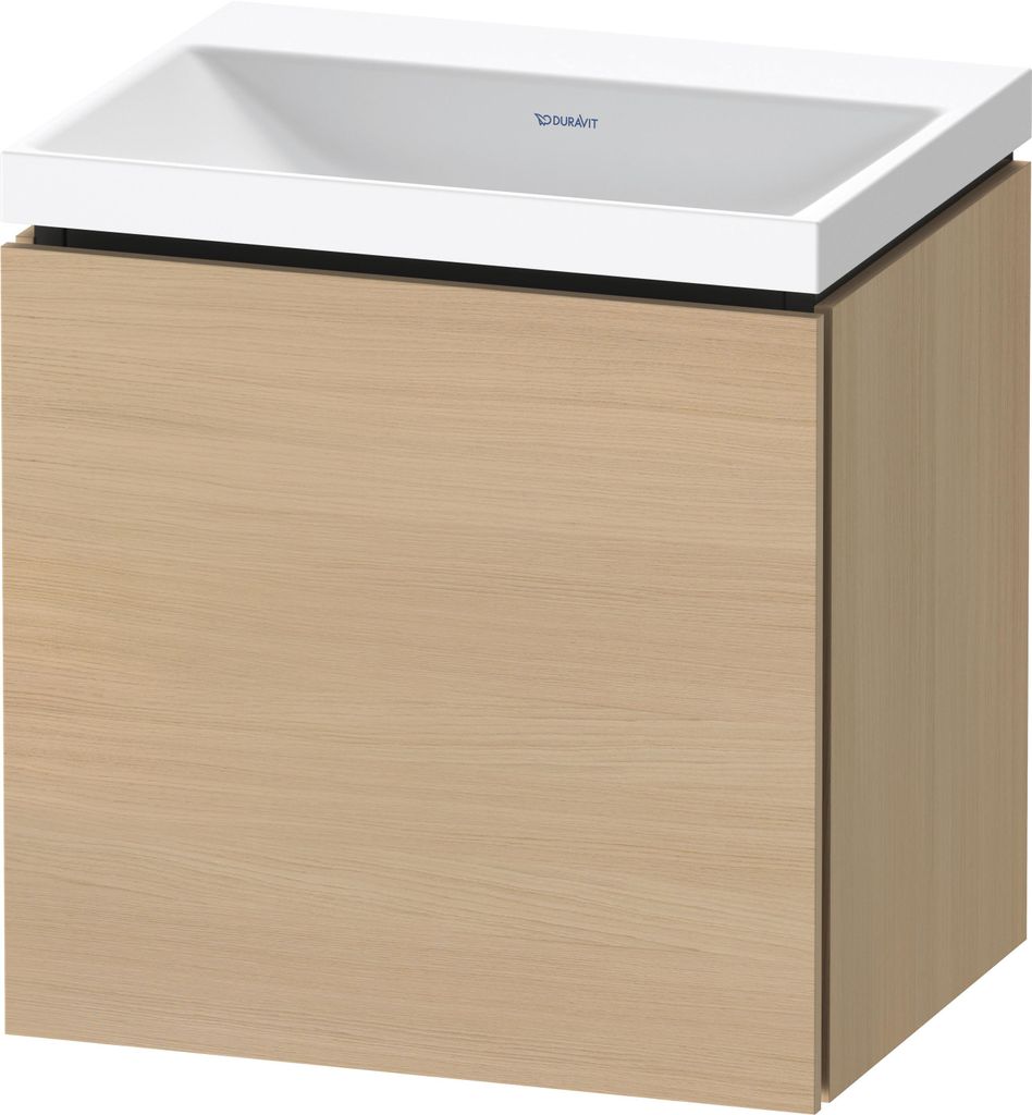 Duravit L-Cube c-shaped Set wandhängend, 1 Tür, Anschlag links, ohne Überlauf, ohne Hahnloch, 450x480x350mm, LC6948N71710000