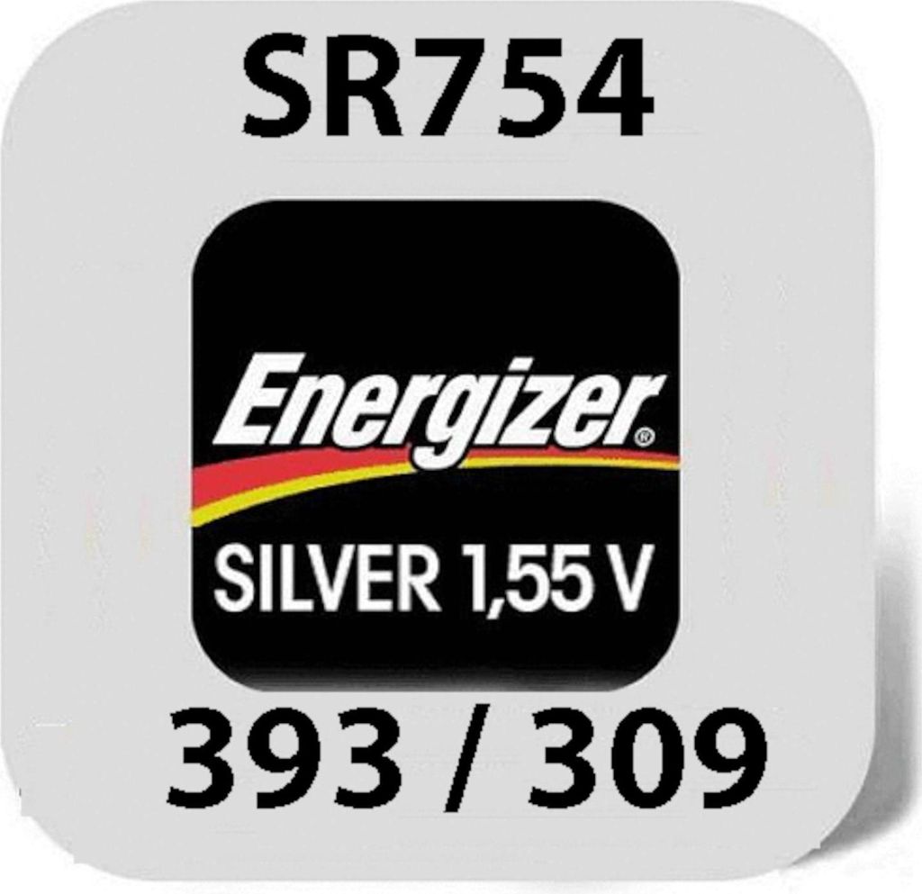 Energizer 393, Einwegbatterie, Siler-Oxid (S), 1,55 V, 1 Stück(e), 80 mAh, Silber